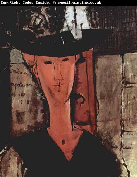 Amedeo Modigliani Dame mit Hut